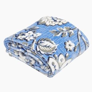 Vera Bradley "Sweet Garden Blue" Blanket; Floral; NWT